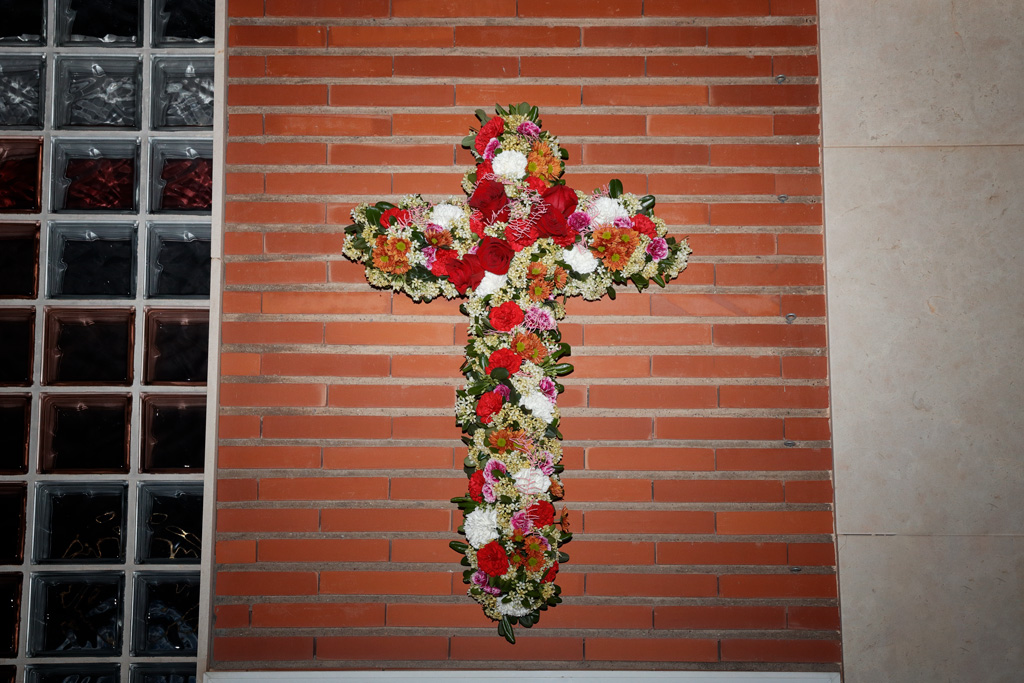 Cruz de Mayo en la iglesia de Santo Ángel