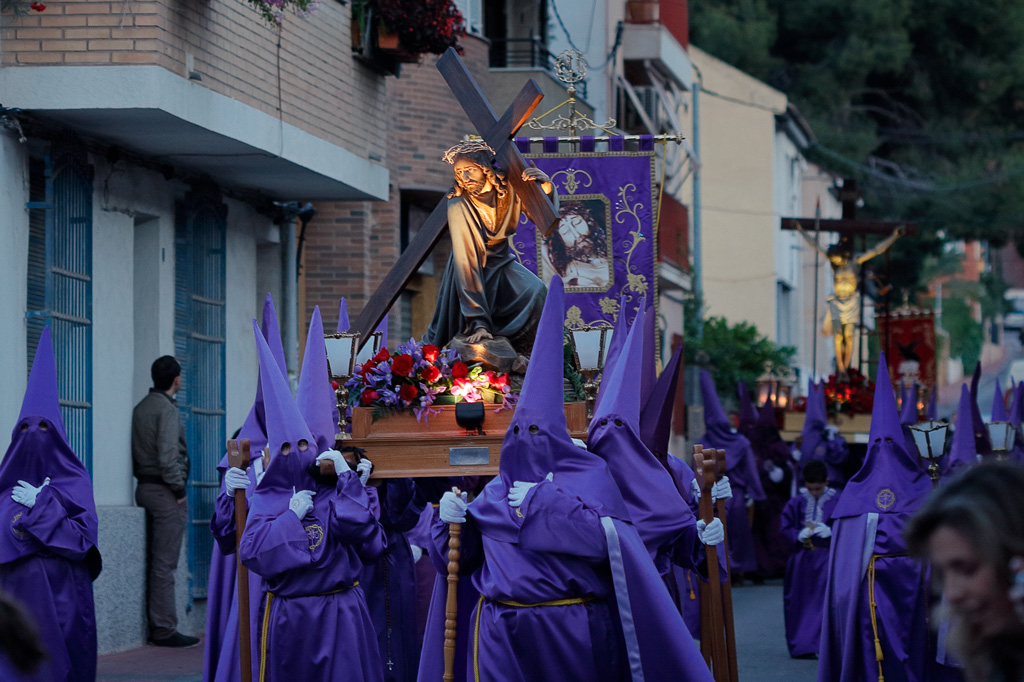 Procesión Semana Santa en Santo Ángel